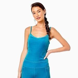 LILLY PULITZER Cassis Teal Bay UPF 50+ Bra Top Size XS NEW